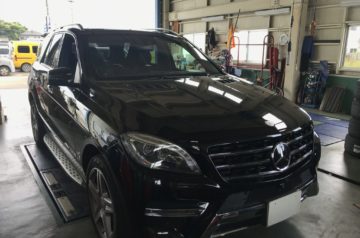 メルセデスベンツ　ML350　W166　265/45R20　タイヤ交換