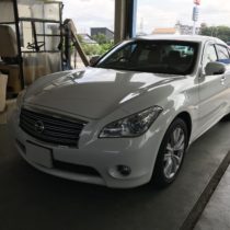 日産　フーガ　Ｙ５１　シートカバー取付　