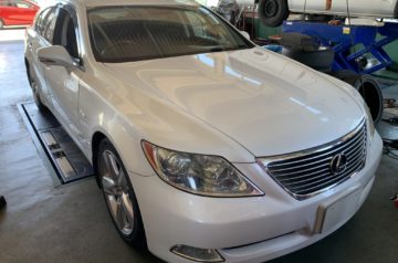 レクサス　ＬＳ４６０　フロントハブベアリング交換