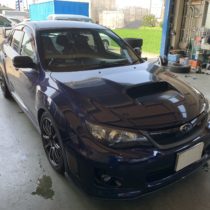 スバル　インプレッサ　ＷＲＸ　ＳＴＩ　ブレーキローター・ブレーキパット交換