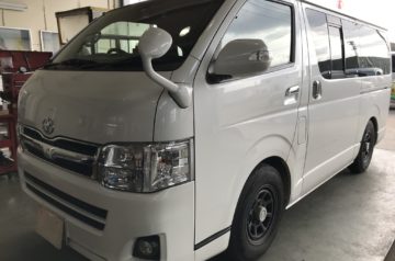 ２００系ハイエース　車検　整備修理