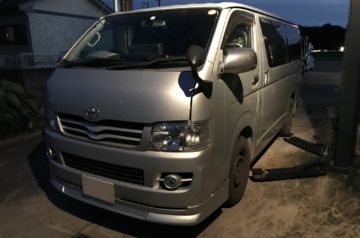 200系ハイエース　車検・インジェクター洗浄・ハブベアリング交換etc