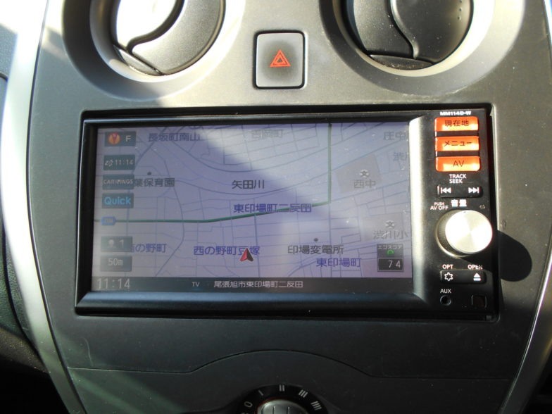 日産　ノート　 X 　フルセグSDナビ　バックモニター　ETC｜尾張旭市にある中部運輸局指定民間車検工場