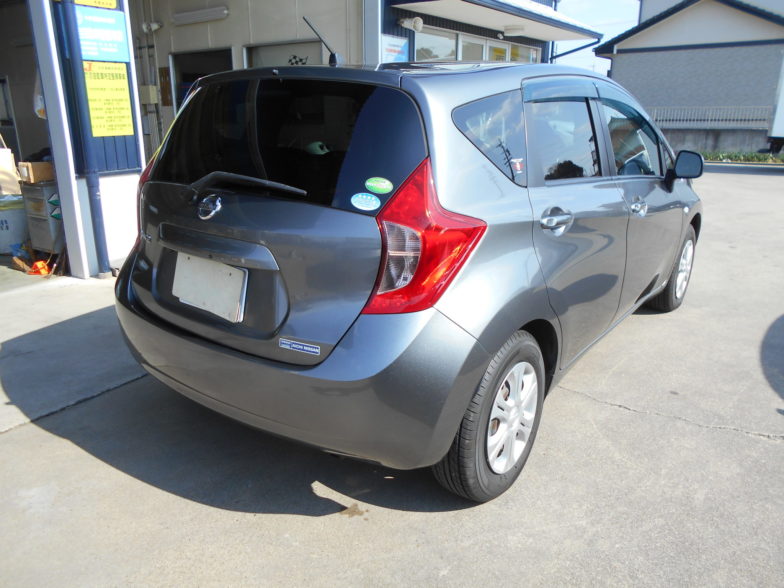 日産　ノート　 X 　フルセグSDナビ　バックモニター　ETC｜尾張旭市にある中部運輸局指定民間車検工場