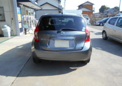 日産　ノート　 X 　フルセグSDナビ　バックモニター　ETC｜尾張旭市にある中部運輸局指定民間車検工場