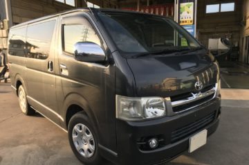 ハイエースの代車を完備いたしました！！
