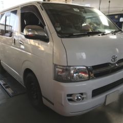 ハイエース200系　リビルトインジェクター交換