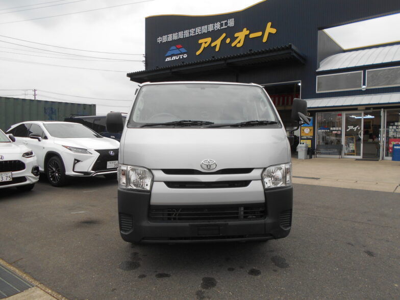 TOYOTA　ハイエース　DX　フルセグナビ　ビルトインETC　バックカメラ｜尾張旭市にある中部運輸局指定民間車検工場