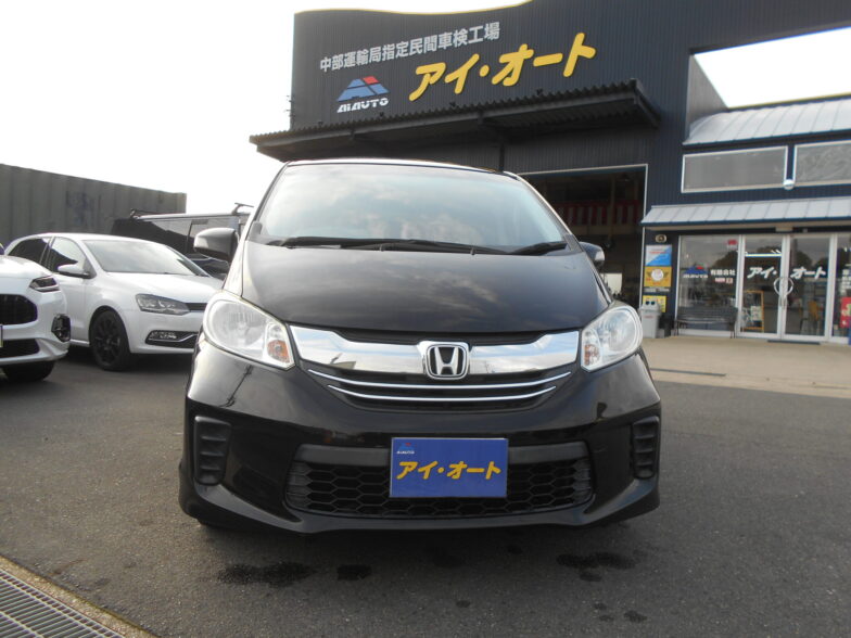 HONDA　フリード　Gジャストセレクション　SDナビフルセグＴＶ　ビルトインETC　バックカメラ｜尾張旭市にある中部運輸局指定民間車検工場