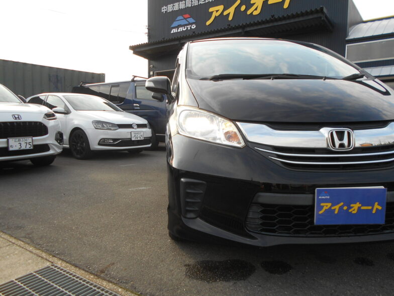 HONDA　フリード　Gジャストセレクション　SDナビフルセグＴＶ　ビルトインETC　バックカメラ｜尾張旭市にある中部運輸局指定民間車検工場