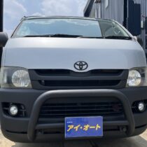 200系ハイエース　インテーク洗浄　イージークローザー左側修理